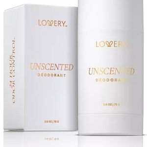 Lovery Unscented Deodorant - White and Gold